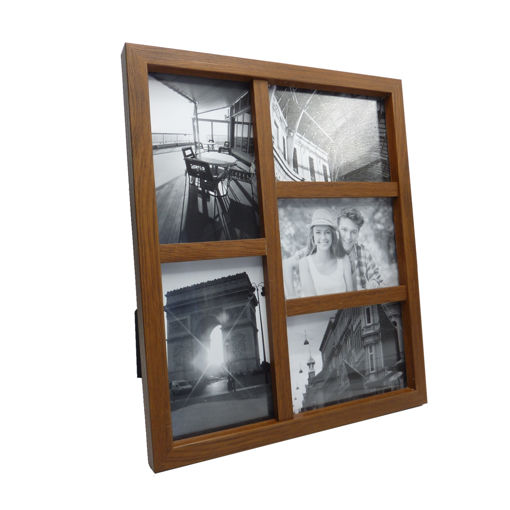 Picture of MULTI WOODEN FRAME 5 PHOTOS